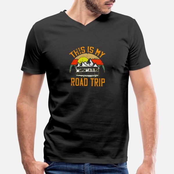 

кемпинг this is my road trip тенниски мужчины customize хлопок o шея костюм сыпучего здания весна урожай рубашка