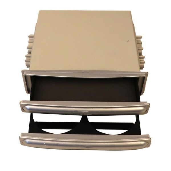 

universal car auto double din radio pocket drink cup holder storage box