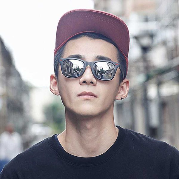 

eyeglow brand design classic polarized sunglasses men women driving square frame sun glasses male goggle uv400 gafas de sol, White;black