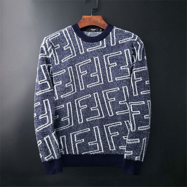 

20ss medusa sweaters men's black sweater crew neck fashion long-sleeved letter printing couple breathable sweater autumn swearshirt, White;black