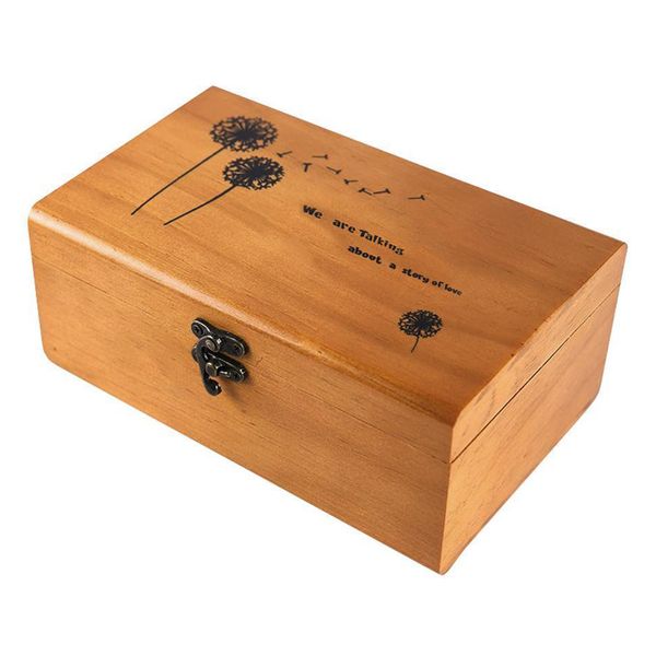 

empty diy storage case wooden accessories multifunctional retro sewing box gift