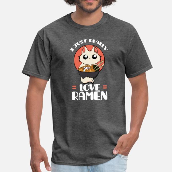 

i just really love ramen t shirt men printing 100% cotton round neck costume crazy casual summer style normal shirt