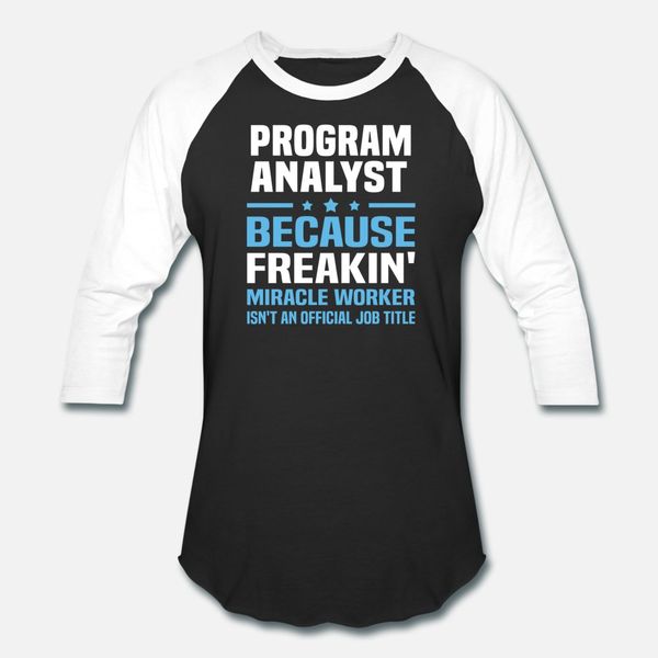 

program analyst t shirt men designing cotton o neck fit interesting humor summer normal shirt