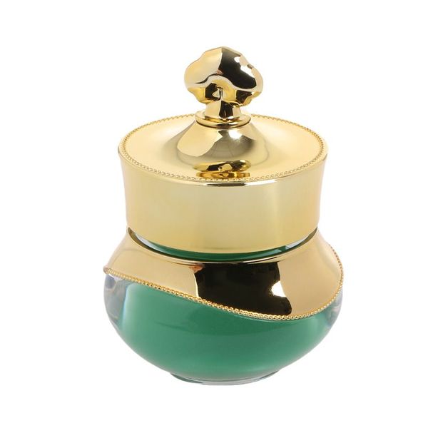 

crown shape plastic refillable bottles empty pot bottles makeup jar travel container