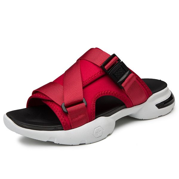 

sandals big sandal male walking 39 plage in masculina size slippers gladiator summer sport sandalias de hollow shoes flat roman, Black