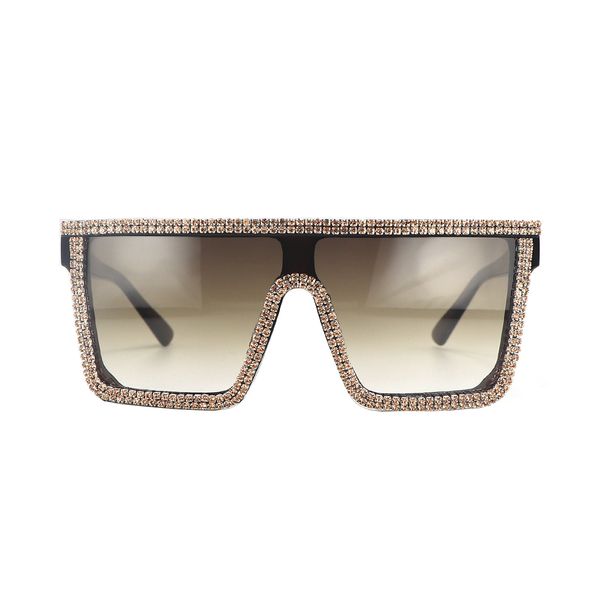

casual arrivals time-limited designers sunglass cool frame diamond set sunglasses fashion catwalk street shooting all-match, White;black