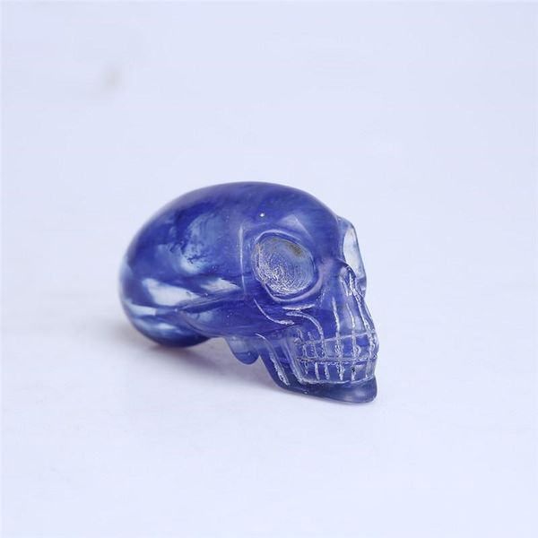

realistic skull handcrafted healing for natural carved figurine skulls energy crystal quartz blue fused bde2010 hirdf