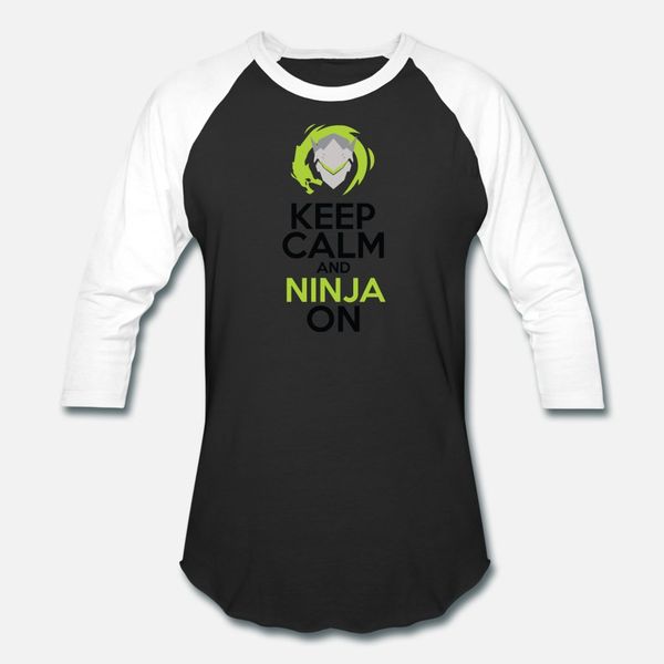 

keep calm and ninja on t shirt men customize tee shirt o neck pattern graphic fashion spring autumn family shirt