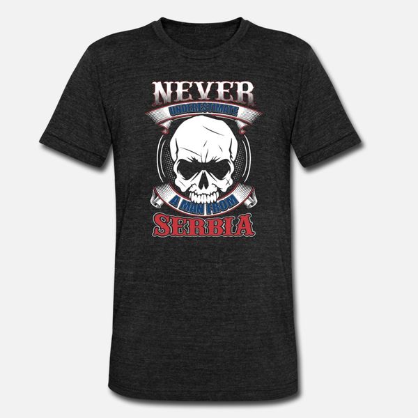 

never underestimate a man from serbia t shirt men crazy short sleeve plus size 3xl homme crazy new style spring autumn leisure