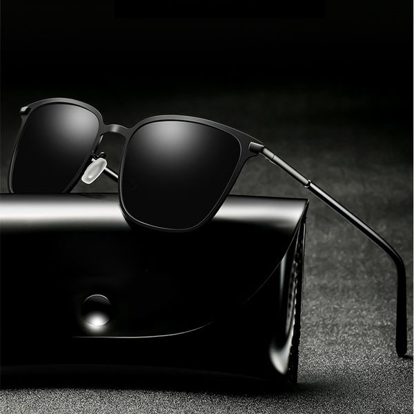 

men vintage alloy polarized sunglasses classic brand sun glasses coating lens driving shades for men/women de sol, White;black