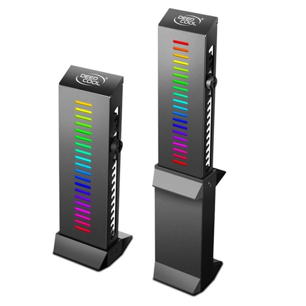 

deepcool gh-01 5v/3pin a-rgb graphics cards bracket computer graphics vga holder height adjustable