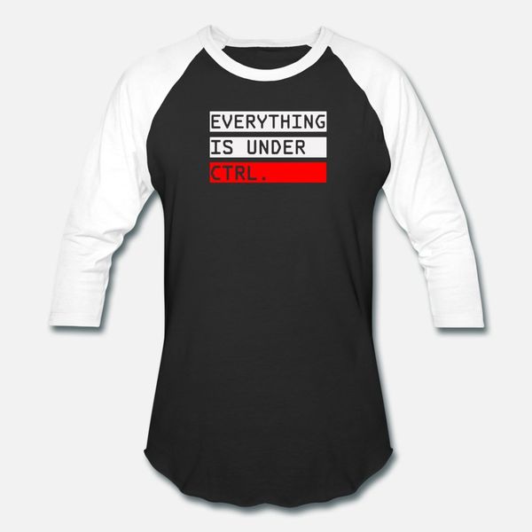 

everything is under ctrl t shirt men personalized 100% cotton s-xxxl solid color cute casual spring autumn formal shirt