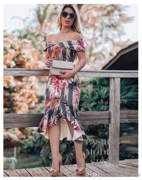 

флора версия для печати женские drersses дизайнер hilo falbala летнее платье моды краткое дамы платья sexy разрез шеи, Black;gray