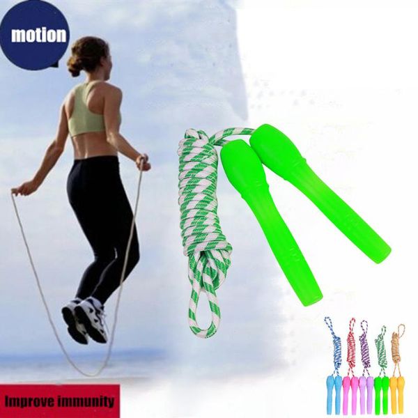 

cotton rope speed skipping adjustable amount of indoor fitness exercise children fitness sports accessories equipment jump ropes
