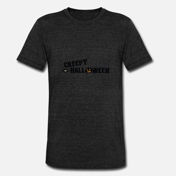 

creepy halloween t shirt men designer tee shirt round neck standard fit breathable spring autumn trend shirt