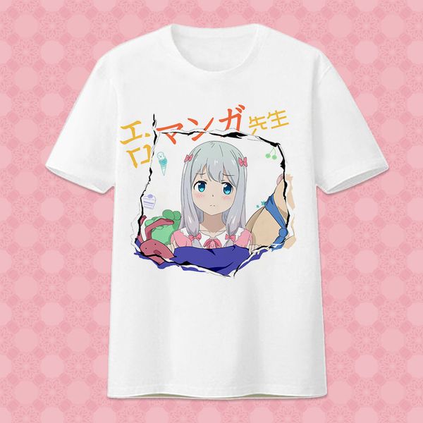 

eromanga sensei t-shirt izumi sagiri cosplay t shirt anime tees, White;black