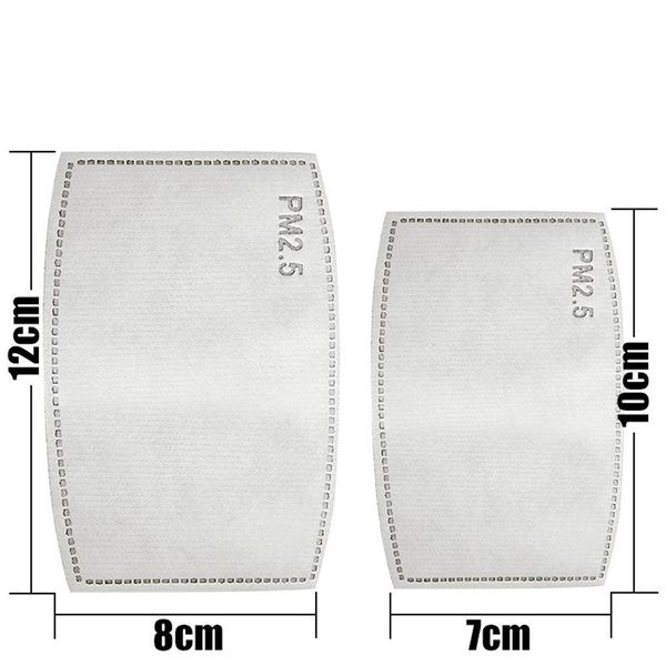 

layers disposable for 5 activated carbon protective designer masks pm2.5 haze mask filter with dhl shipping