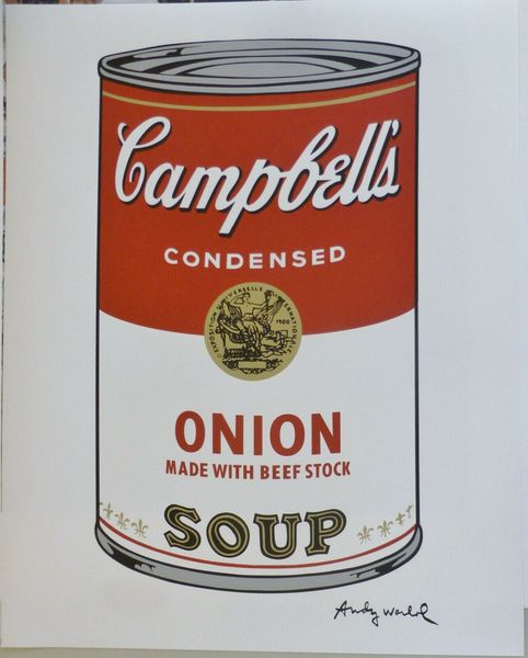 

andy warhol campbell's soup i onion wall decor oil painting on canvas home decoration wall art canvas paintings for living room 200829
