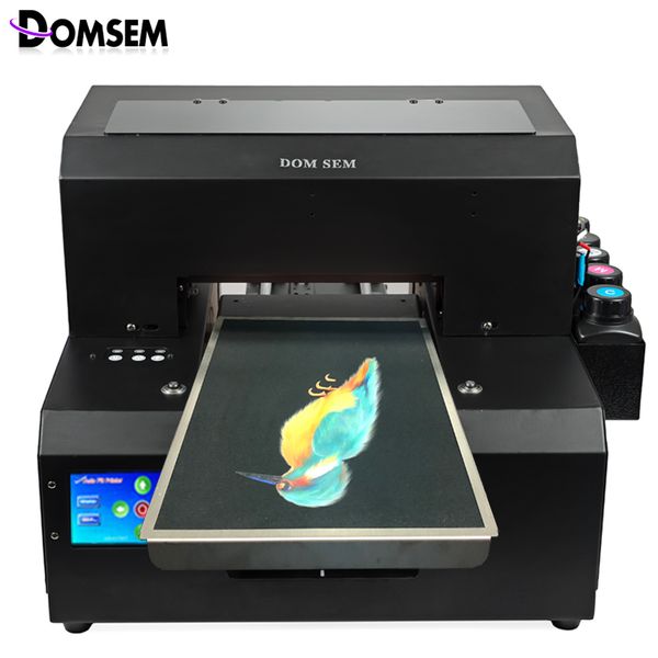 

new multi-functional uv flatbed printer a4 size for phone case, wood, glass, t shirt, pen, acrylic, pvc card, 3d texture