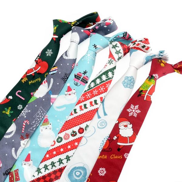 

windj men christmas cotton necktie snow santa claus socks, Black;gray