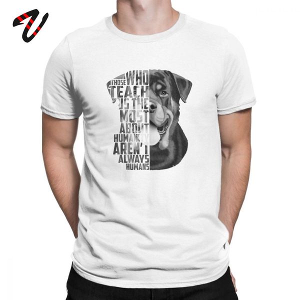 

мужская тенниска ротвейлер лояльность quote собак футболки мужчины с коротким рукавом повседневная тройники o шеи роскошные хлопок топы cute