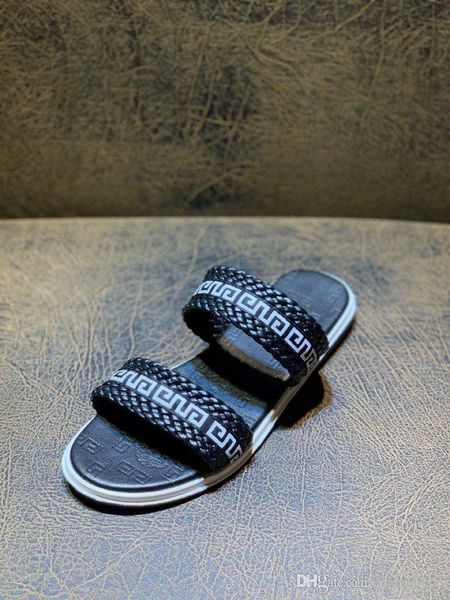 

luxury designer summer men's fashion slippers, home comfortable casual slippers in multiple colorsaaa, Red;white