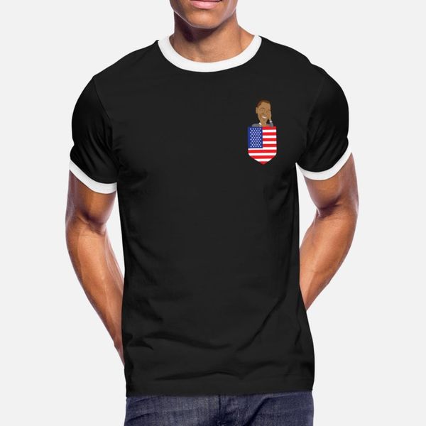 

pocket michelle obama american flag pocket patriot t shirt men character short sleeve o-neck clothing sunlight comical spring autumn