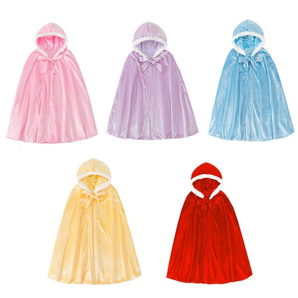 

children trench halloween christmas hoodie cosplay for girls 5 options, Blue;gray