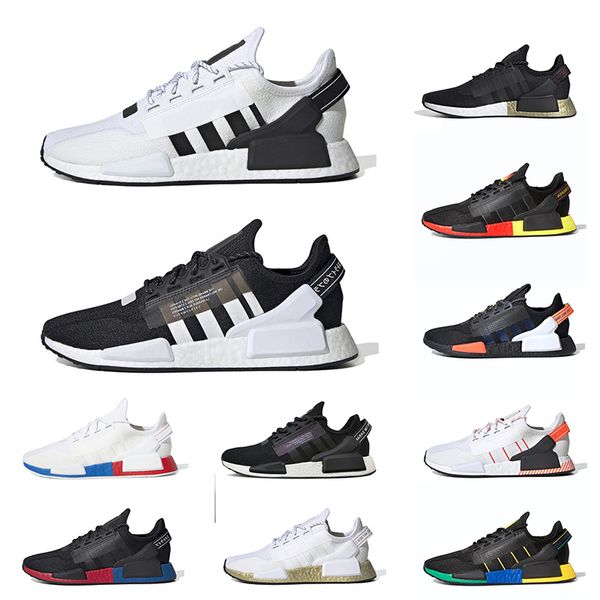 

discount nmd r1 v2 mens trainers running shoes munich white core black mexico city og classic men women sports sneakers size 36-45