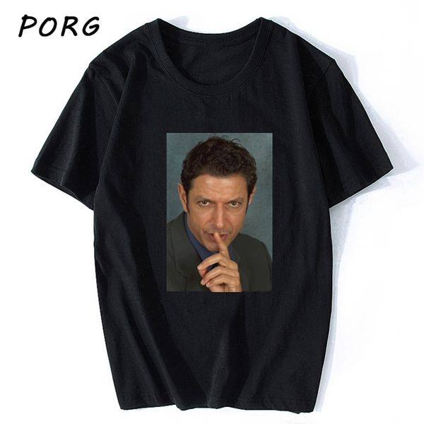 

jeff goldblum graphic new t shirt men harajuku aesthetic t-shirt gothic tshirt homme cotton summer short sleeve men clothes 2019