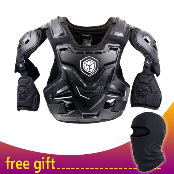 

scoyco motorcycle armor chest/elbow/shoulder/waist protector armor gear motorbike vest safety equipment chest back guard am07