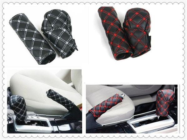 

car interior hand brake shift knob cover gear box 2 pieces / set for a-class x-class s65 s63 s600 s560e a180