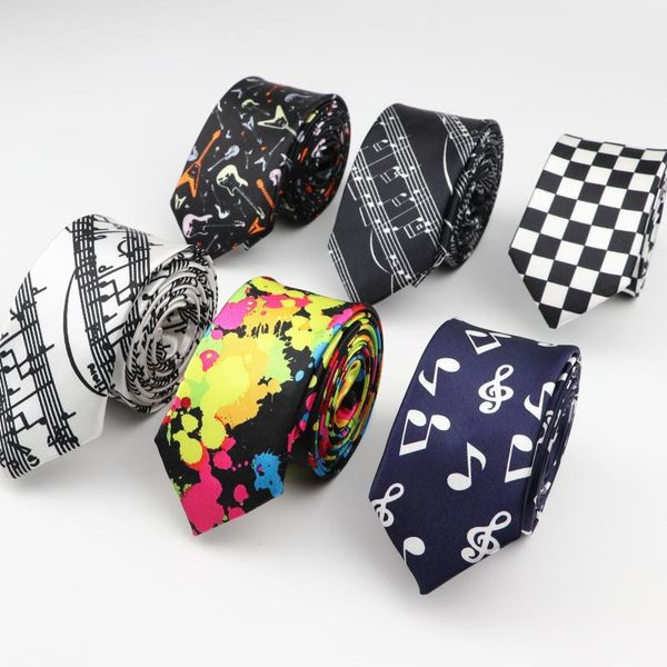 

men fashion style slim necktie skinny music tie simplicity design 5cm width men's for party formal designer ties, Blue;purple