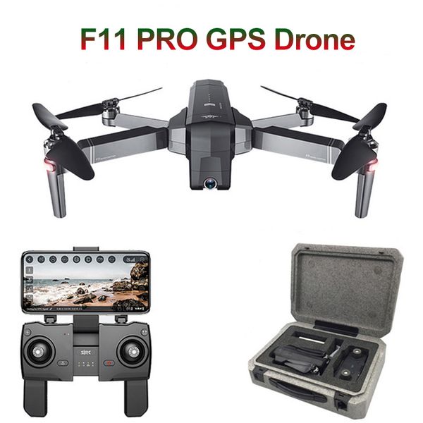 

sjrc f11 pro gps rc drone quadcopter with 2k hd camera wide angle 5g wifi fpv 28mins flight brushless helicopter selfie drones