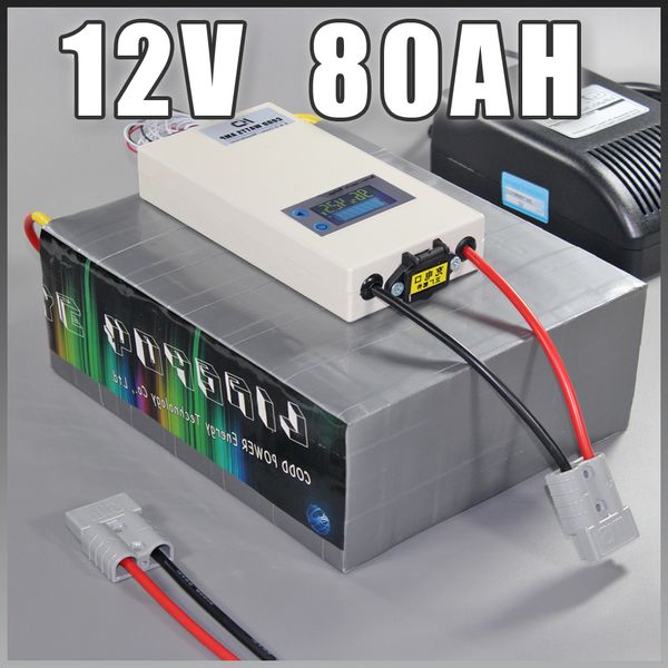 Batteria LiFePO4 a energia solare da 12 V. Super potenza di stoccaggio da 14,6 V