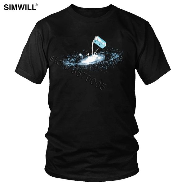 

creative tee shirts the milky way t-shirt short sleeve summer tee youth fashion design t shirts men fashion
