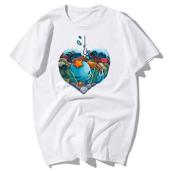 

japanese anime cartoon t shirt men 2020 fashion squirtle water valentine t-shirts men's cotton hip hop harajuku streetwear