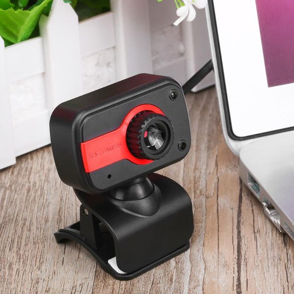

built-in microphone webcam 2led night vision usb driver web hd camera red for school office working decoration