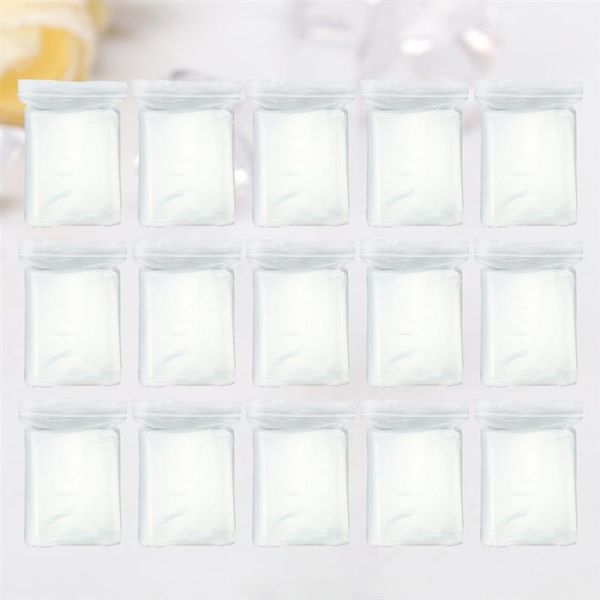 

продукты питания мука пластиковые 100шт мешки pill хранения закрывающаяся упаковка запечатывания мешка bulk мешок rzbwz homes2011