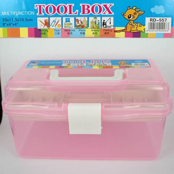 

retail small size multifunction tool box tool case storage box organizer pefect for painting fishing beauty