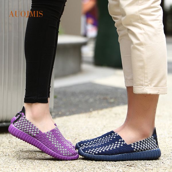 

auojmis 2020new breathable sports shoes male korean version of men's casual shoes lovers mesh lightweight wild tide, Black
