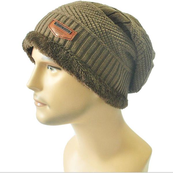 

new men's cap plus velvet fashion designer beanie hats warm winter hats knitted high-quality bottle caps simple female bucket hats 3333, Blue;gray