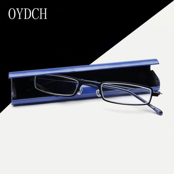 

sunglasses ultra light portable reading glasses men and women high-grade stainless steel full frame to send matching box, White;black
