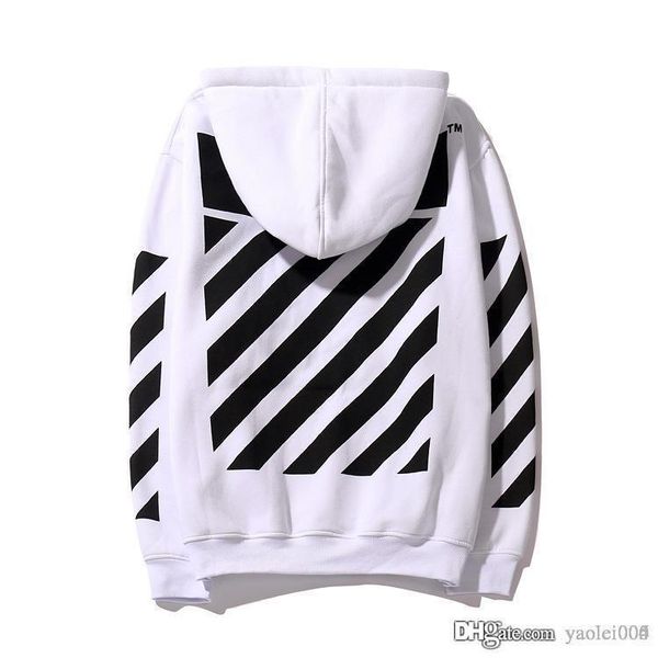 

white sweater autumn and winter new selling religious virgin angel stripes hoodie men and women hooded jacket ofw00, Black