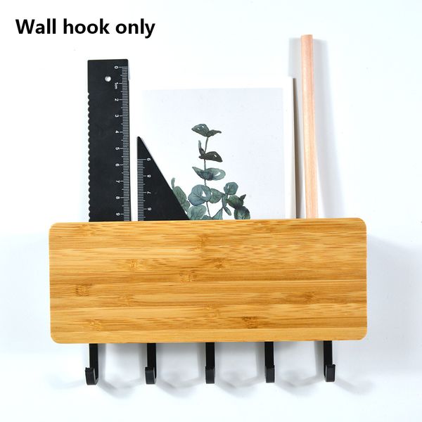 

key hanger wooden simple living room storage rack vintage door back wall hook
