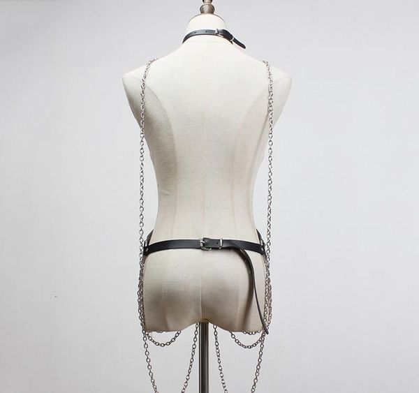 

eam] pu leather removable bandage cross buckle strap chain belt personality women new fashion tide all-match spring 202001, Black;brown