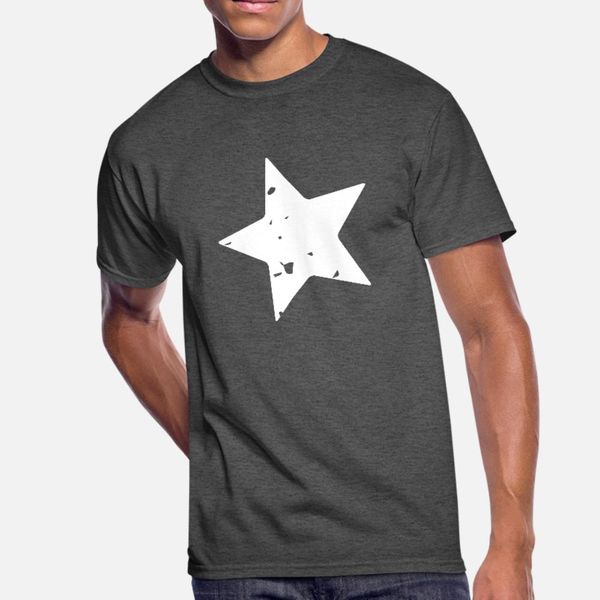 

grunge star t shirt men create 100% cotton size s-3xl vintage crazy basic spring vintage shirt