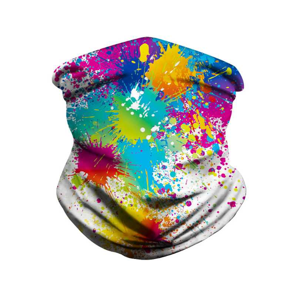 

summer gaiters tie dye headbands for women men cycling neck gaiter face mask bandana headwear scarf tube balaclava mask headband, Blue;gray