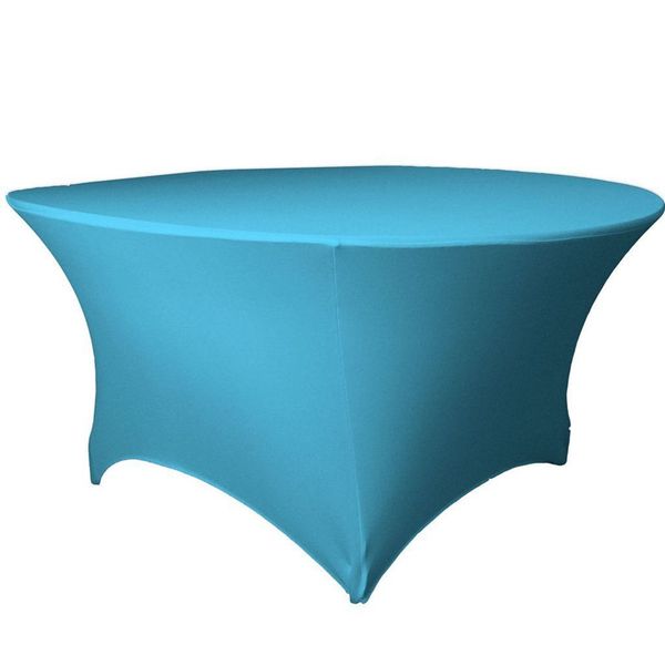 

table cloth marious 10pcs 72" inch round spandex cover sit 8-10 people