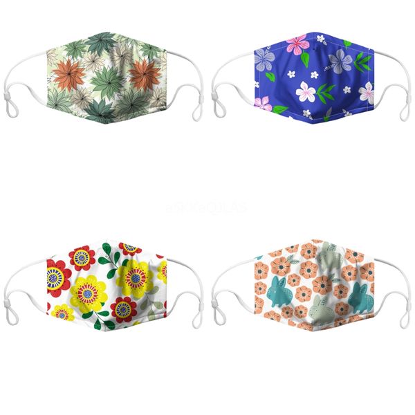 

face mask oys non-wovencartoon mouth mask anti pollution girls print cute cartoon animal mask#131, Black